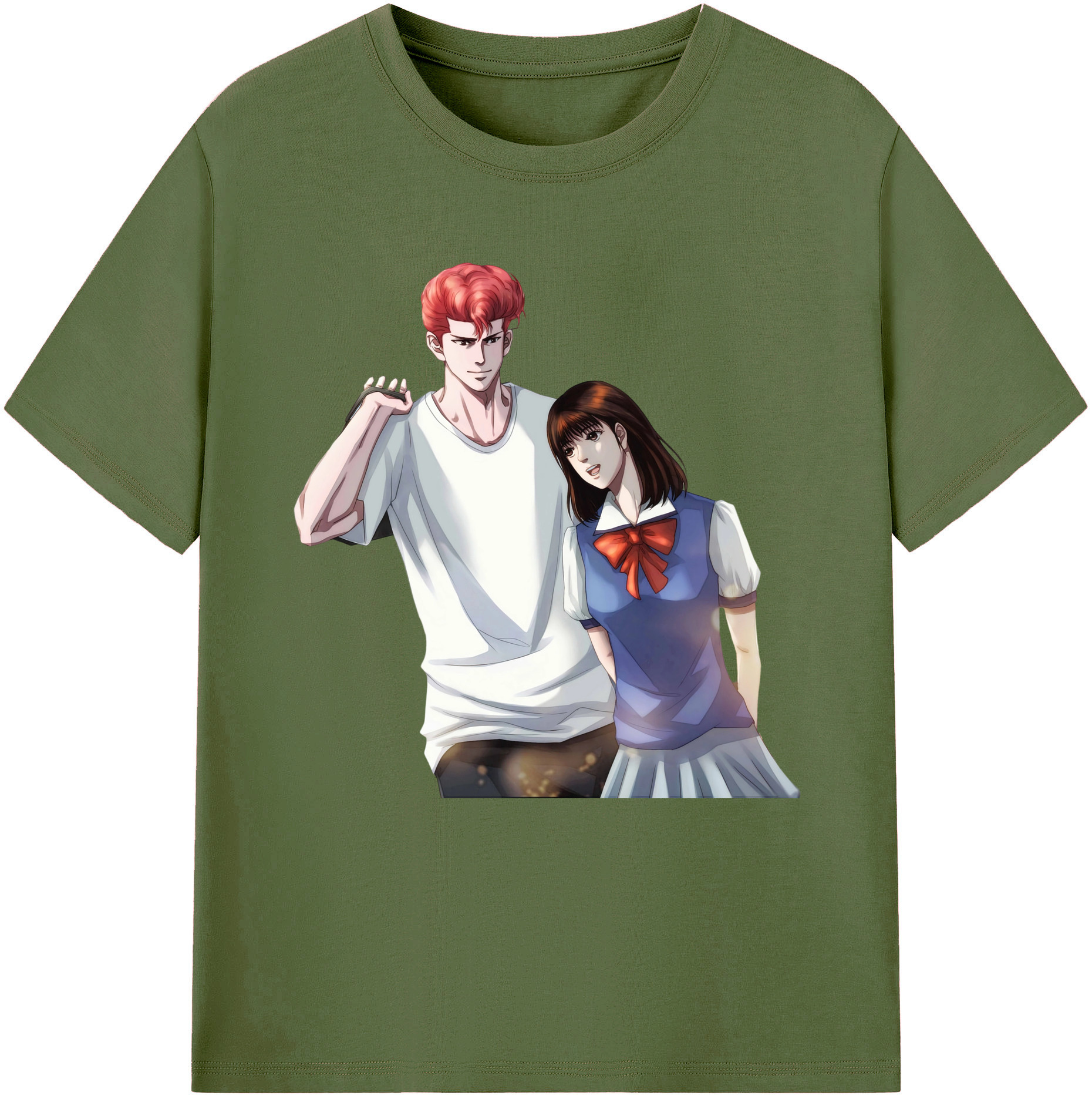 SLAM DUNK／スラムダンク 綿100％半袖Tシャツ（フロントプリント）